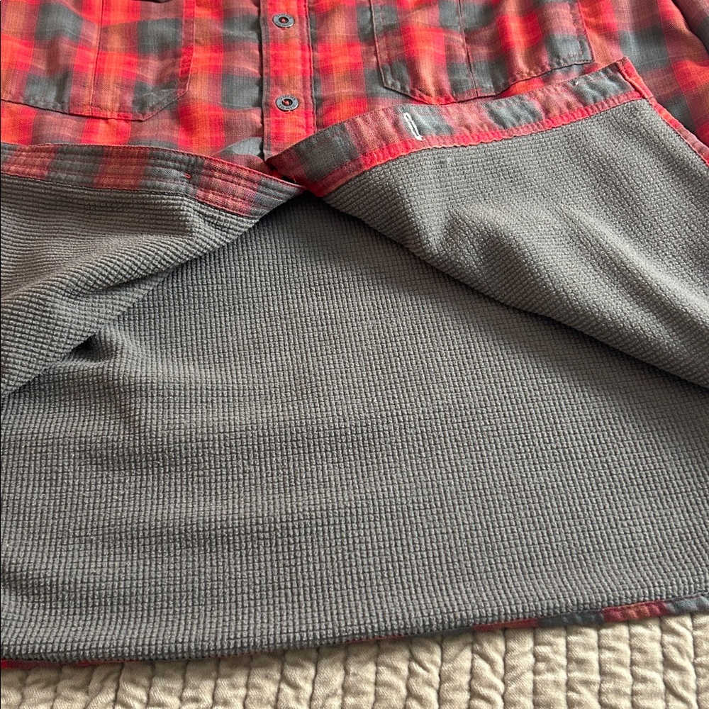 Simms Thermal Lined Plaid Button Front Plaid Shir… - image 9